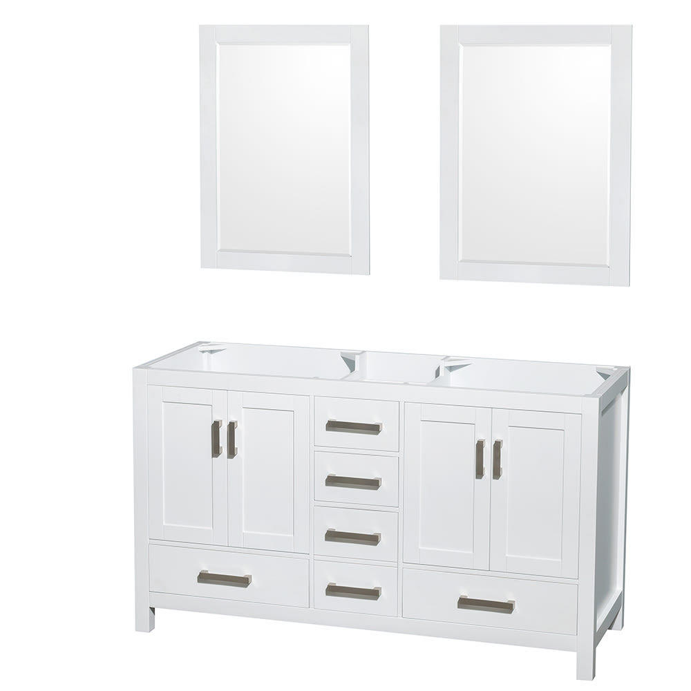 Sheffield Double Bathroom Vanity - 59W x 35H x 21.5D