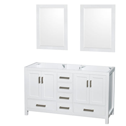 Sheffield Double Bathroom Vanity - 59W x 35H x 21.5D