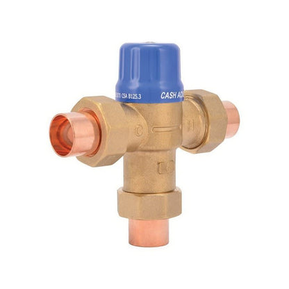 Heatguard® HG110-D Thermostatic Mixing Valve, 3/4 in, C Inlet x 3/4 in, C Outlet, Bronze Body