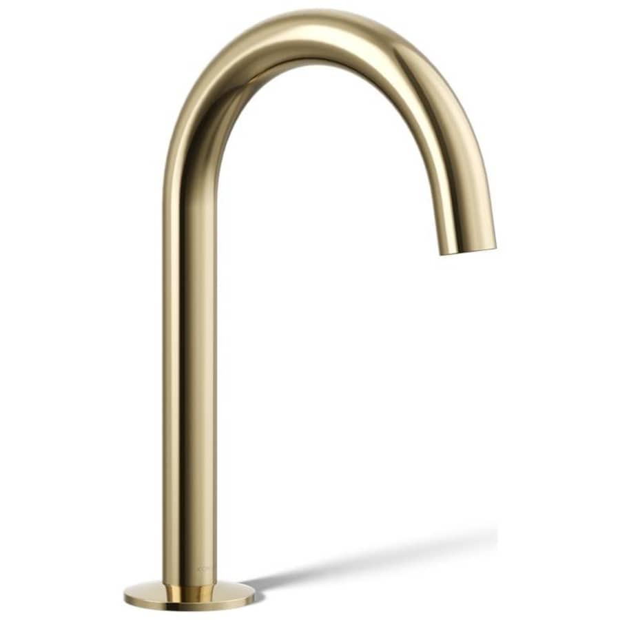 Components 1.2 GPM Widespread Bathroom Faucet with Drain Assembly and Tube Design Spout - Less Handles