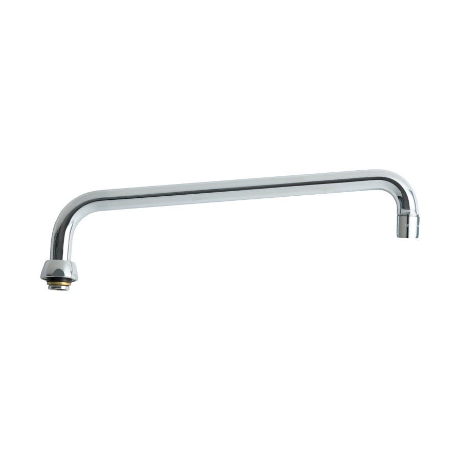 Type L Swing Spout, 12 in L, Polished Chrome