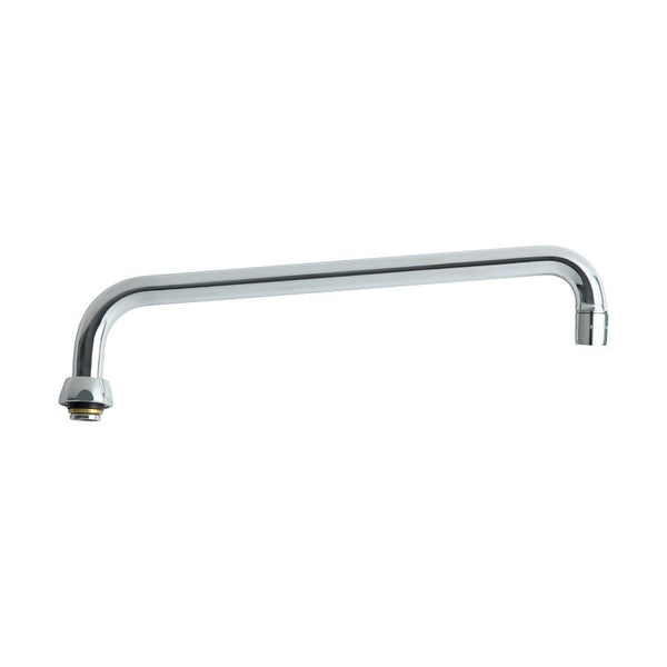 Type L Swing Spout, 12 in L, Polished Chrome