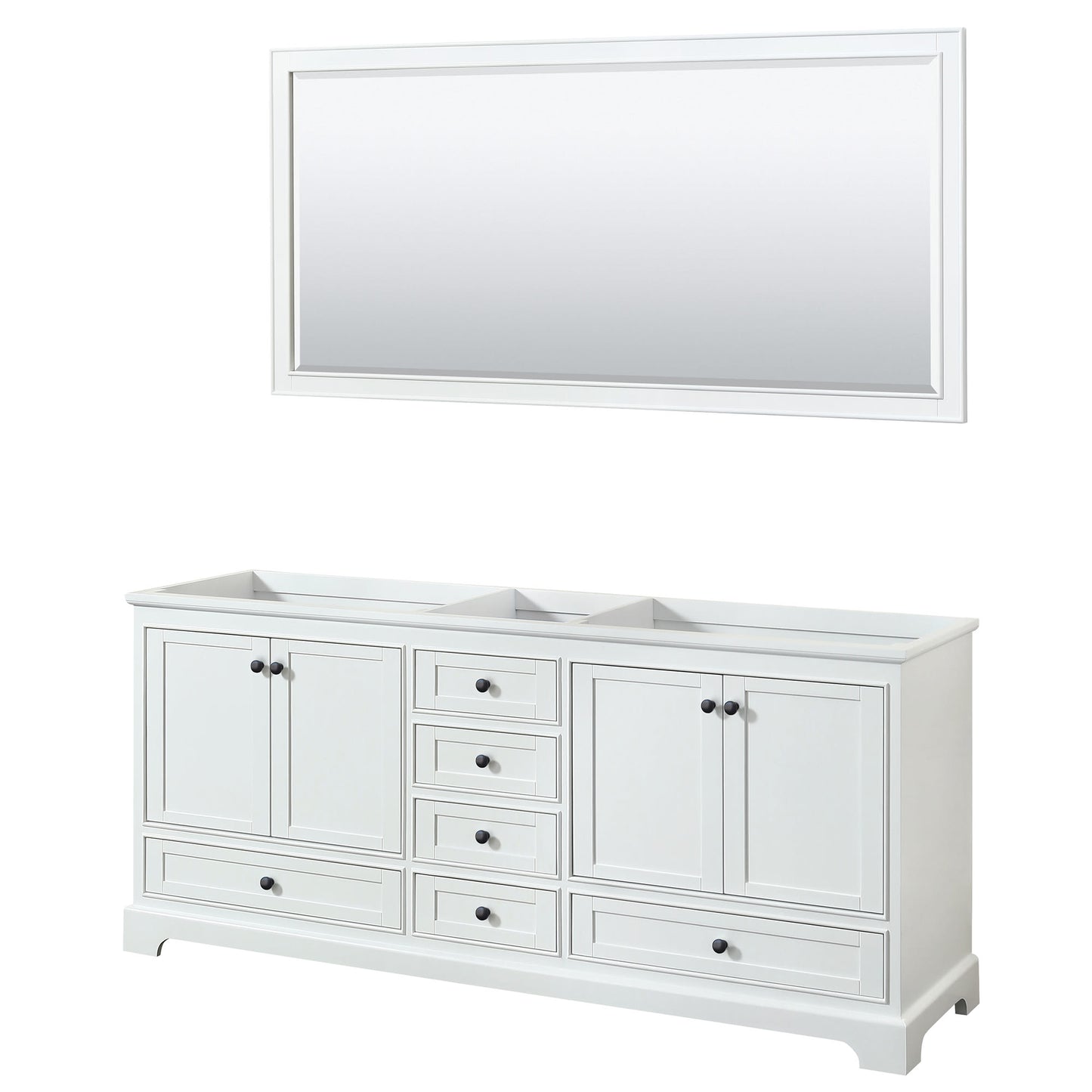 Deborah Double Bathroom Vanity - 79W x 34.25H x 21.63D