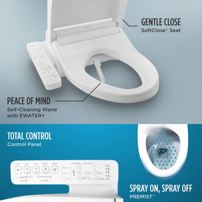 C2 Elongated Soft Close Bidet Seat