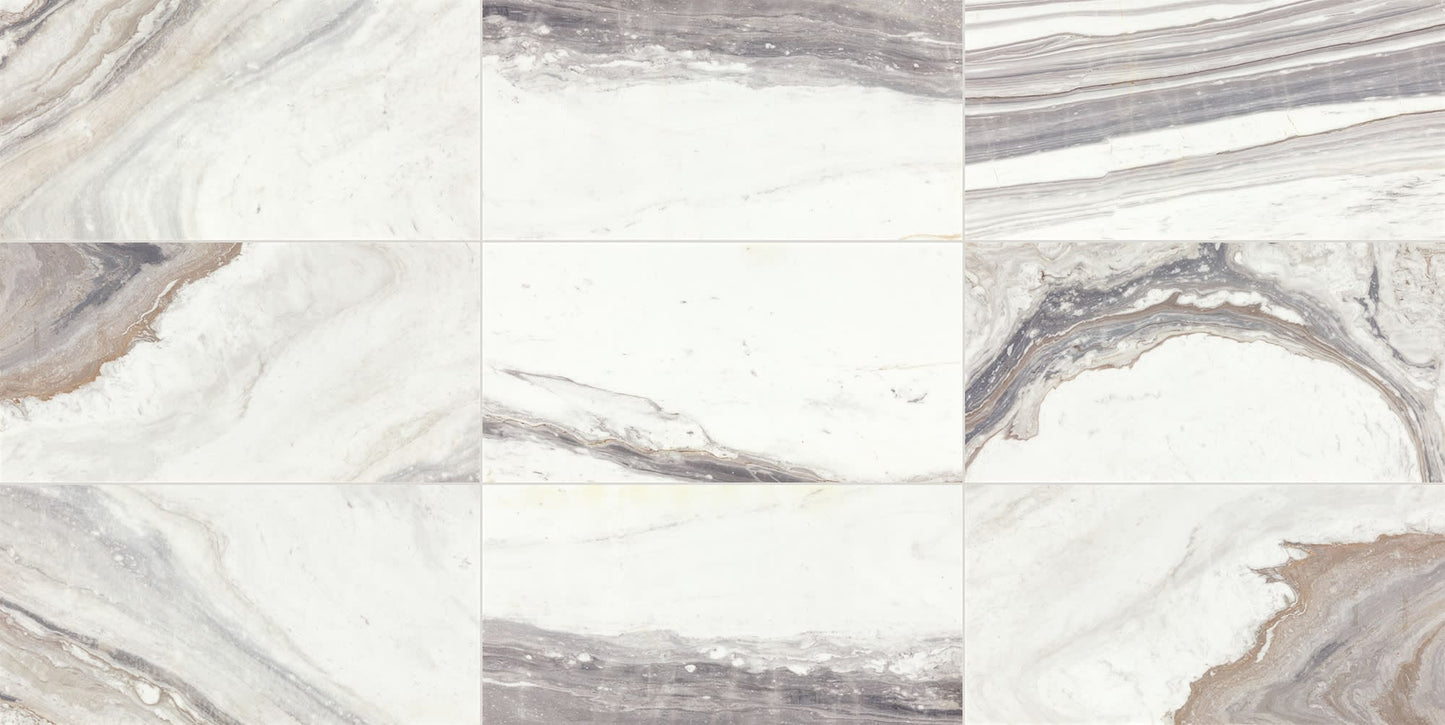 Eclessia Marble Volakas Herringbone 1X3 Honed