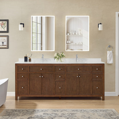 Pendry Double Bathroom Vanity - 84W x 35H x 22D