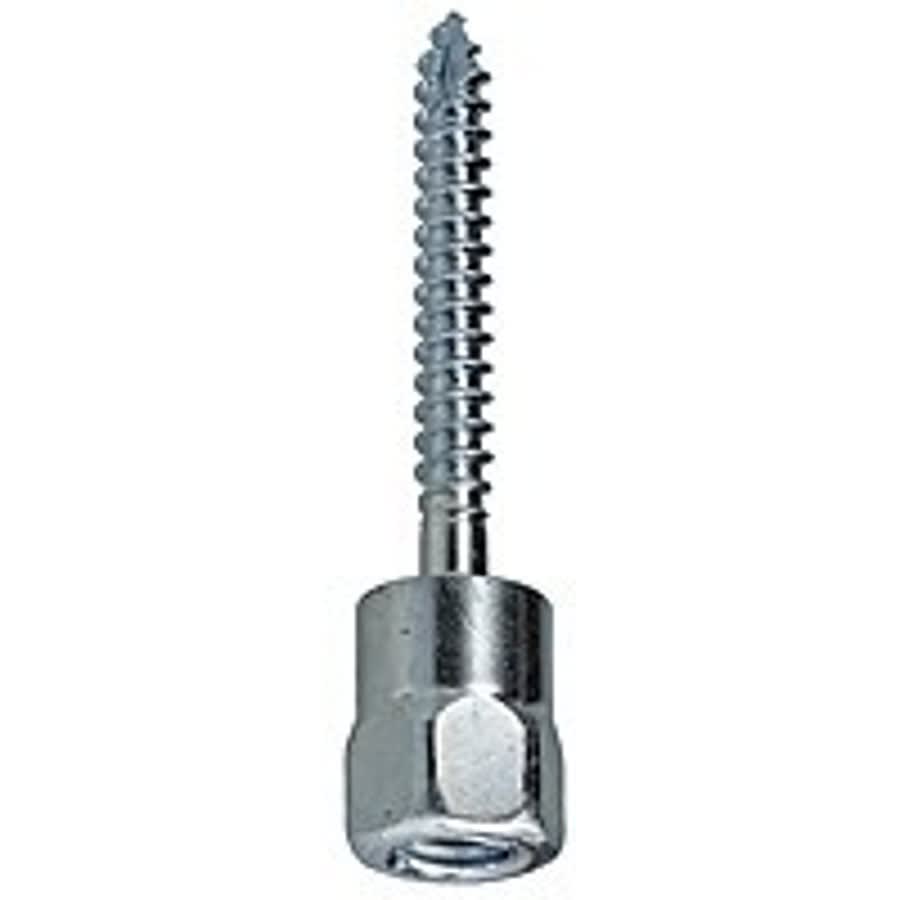 Threaded Rod Anchor, 3/8 in, 2-1/2 in L, Electrogalvanized