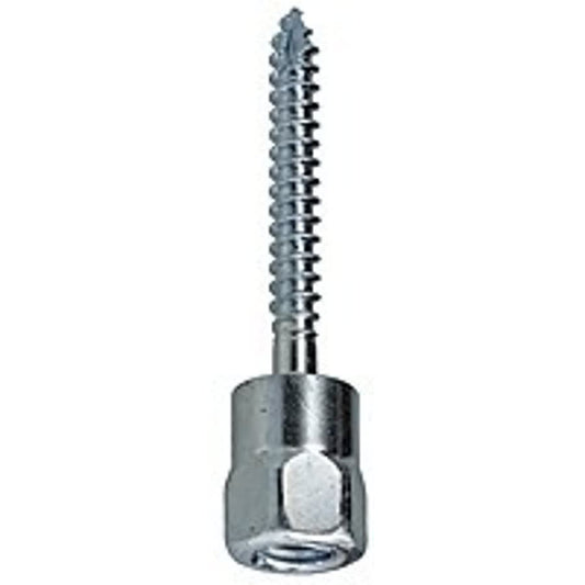 Threaded Rod Anchor, 3/8 in, 2-1/2 in L, Electrogalvanized