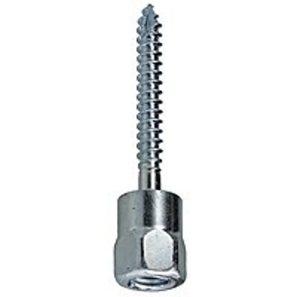 Threaded Rod Anchor, 3/8 in, 2-1/2 in L, Electrogalvanized