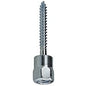 Threaded Rod Anchor, 3/8 in, 2-1/2 in L, Electrogalvanized