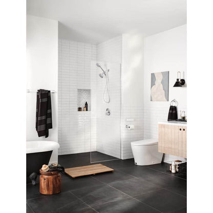 Contemporary Toilet Paper Holder in Chrome