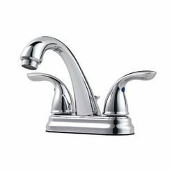 Pfirst Series™ Centerset Lavatory Faucet, ADA, 2 Handle, 3-Hole, 1.2 gpm, Polished Chrome