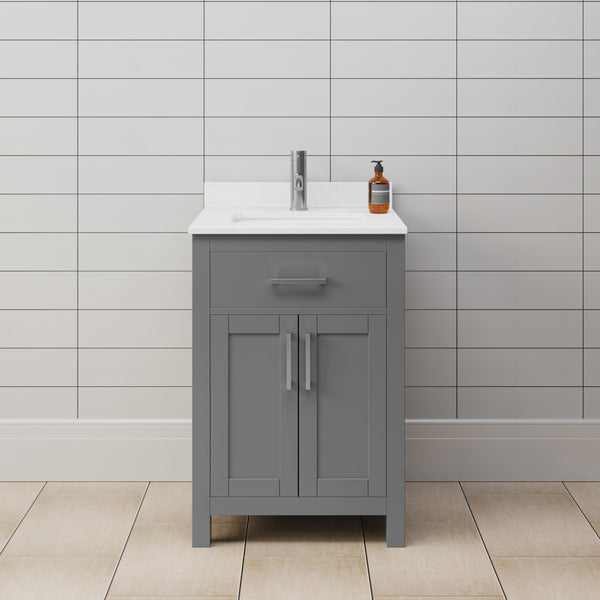 Beckett Single Bathroom Vanity - 24W x 35H x 22D