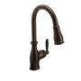 Brantford 1.5 GPM Single Hole Pull Down Kitchen Faucet with Duralast, Duralock, MotionSense, PowerClean, and Reflex Technology - Includes Escutcheon