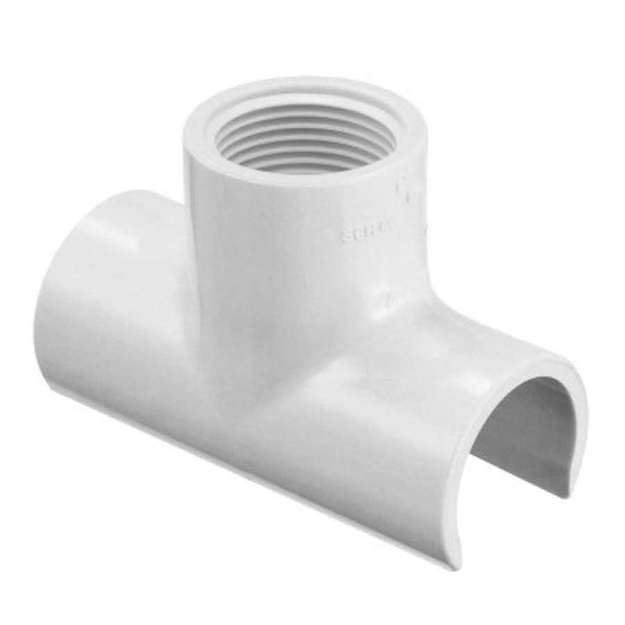 Clamp-On Pipe Saddle, 1/2 in, 1/2 in FNPT
