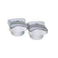 Handle, 1-3/8 x 1-5/8 in, For Use With American Standard, Polished Chrome