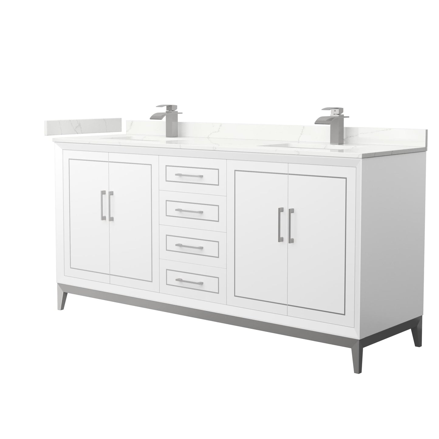 Marlena Double Bathroom Vanity - 72W x 35.25H x 22D