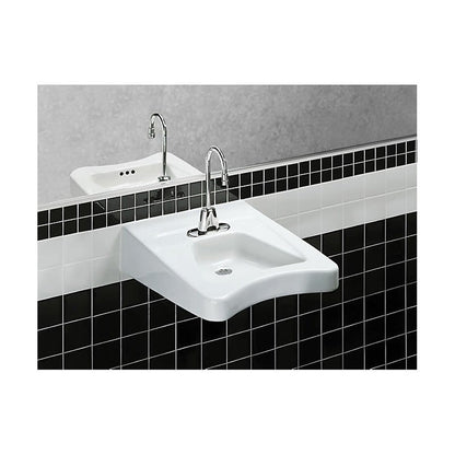 Morningside™ Wall Mount Lavatory Sink, ADA, 20 x 21-1/2 x 8-1/8 in, Vitreous China, White