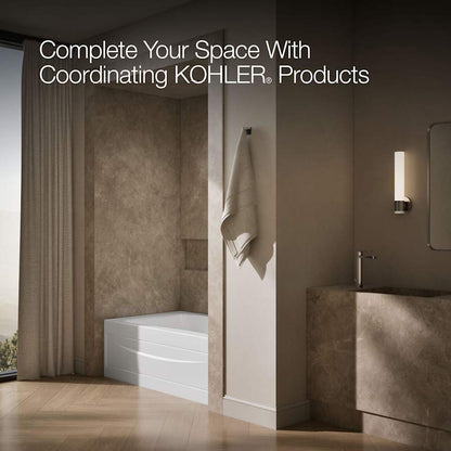 Mariposa Collection 60" Three Wall Alcove Soaking Bath Tub with Right Hand Drain, Apron, Tile Flange and Textured Bottom