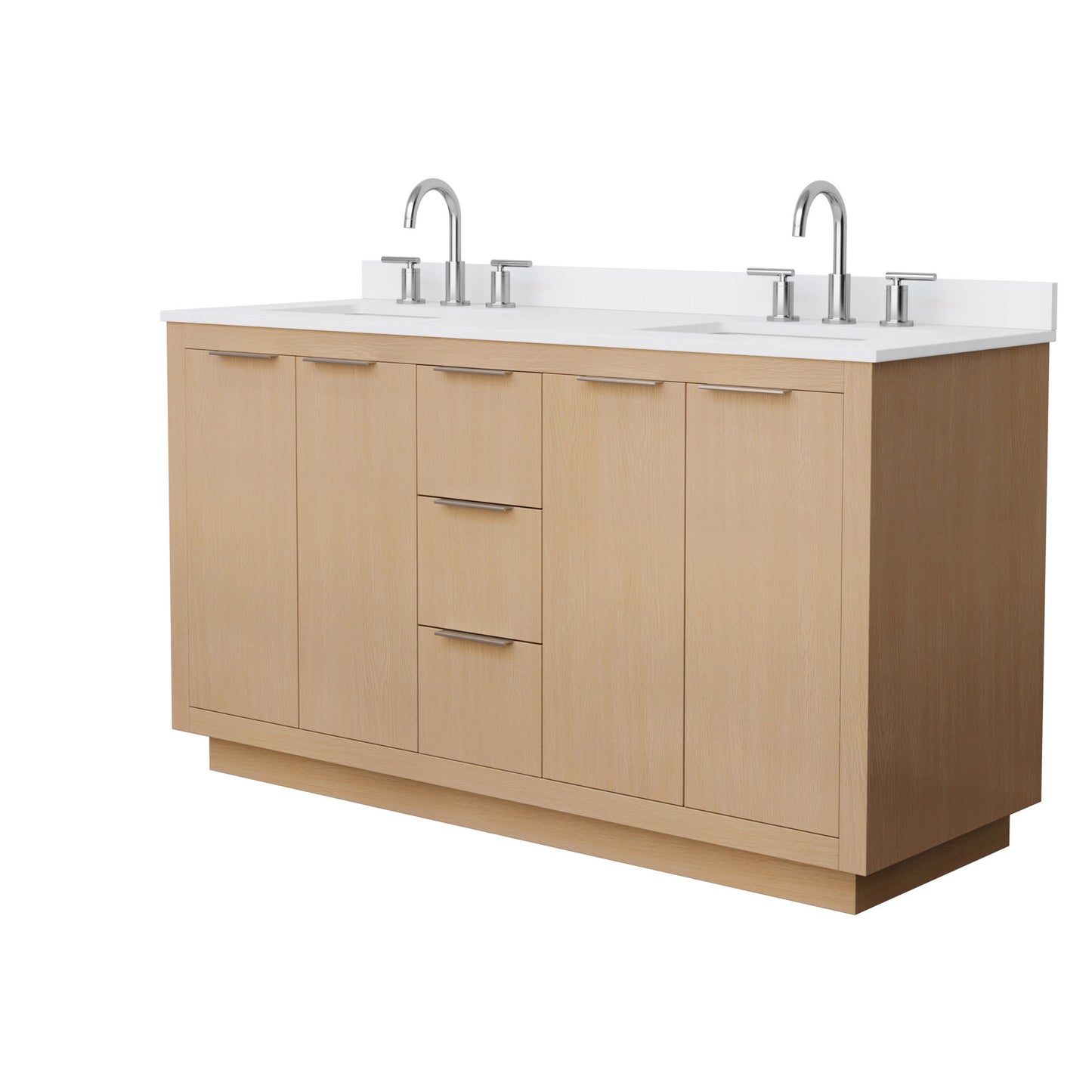 Maroni Double Bathroom Vanity - 60W x 33.75H x 22D