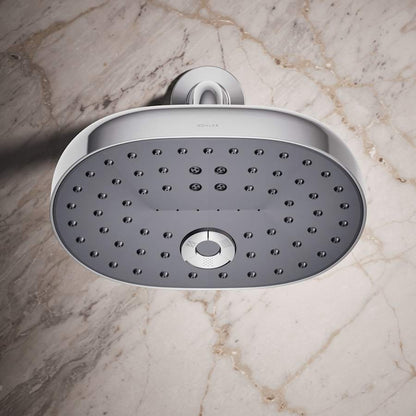 Statement 2.5 GPM Multi Function Shower Head with MasterClean Sprayface and Katalyst Air Induction Technology