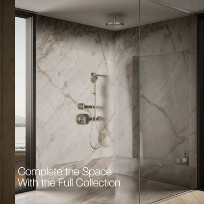 Awaken Round 10" Single Function 1.75 GPM Rainhead with MasterClean Sprayface