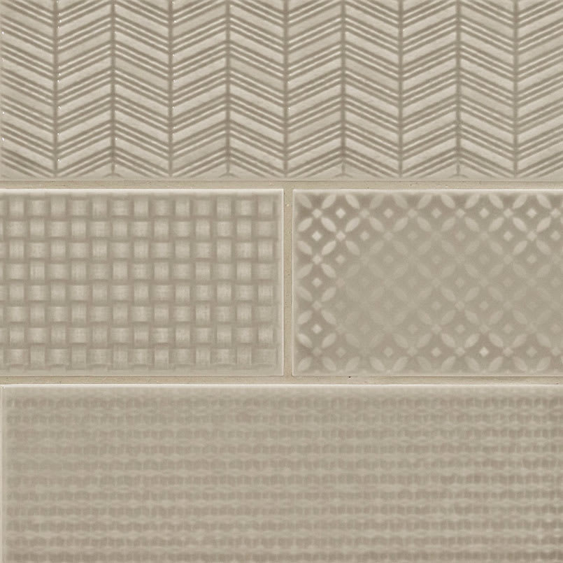 Urbano Warm Concrete 3d Mix Tile