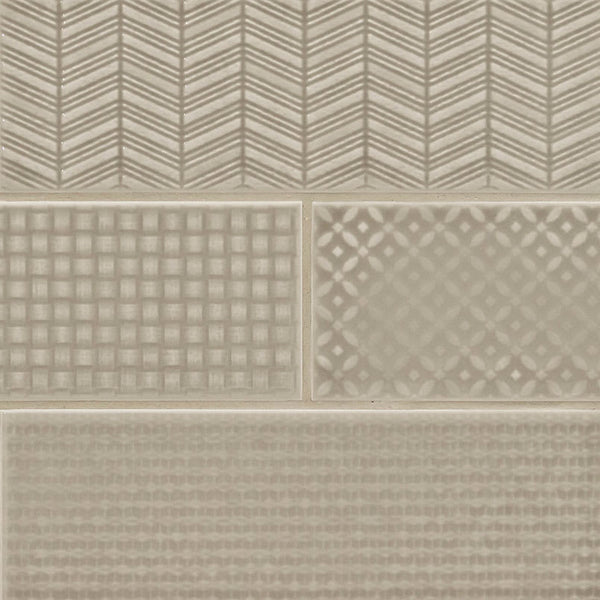 Urbano Warm Concrete 3d Mix Tile