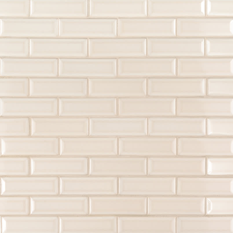 Antique White Beveled Tile