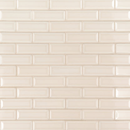 Antique White Beveled Tile