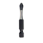 SHOCKWAVE™ Impact Power Bit, #3 Phillips® Point, 2 in OAL, 1/4 in, Alloy Steel