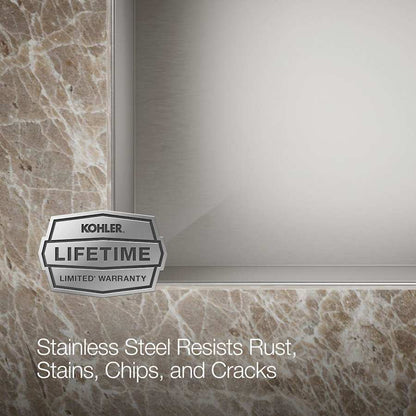 Vault 32" Undermount Single Basin Stainless Steel Kitchen Sink with SilentShield Technology