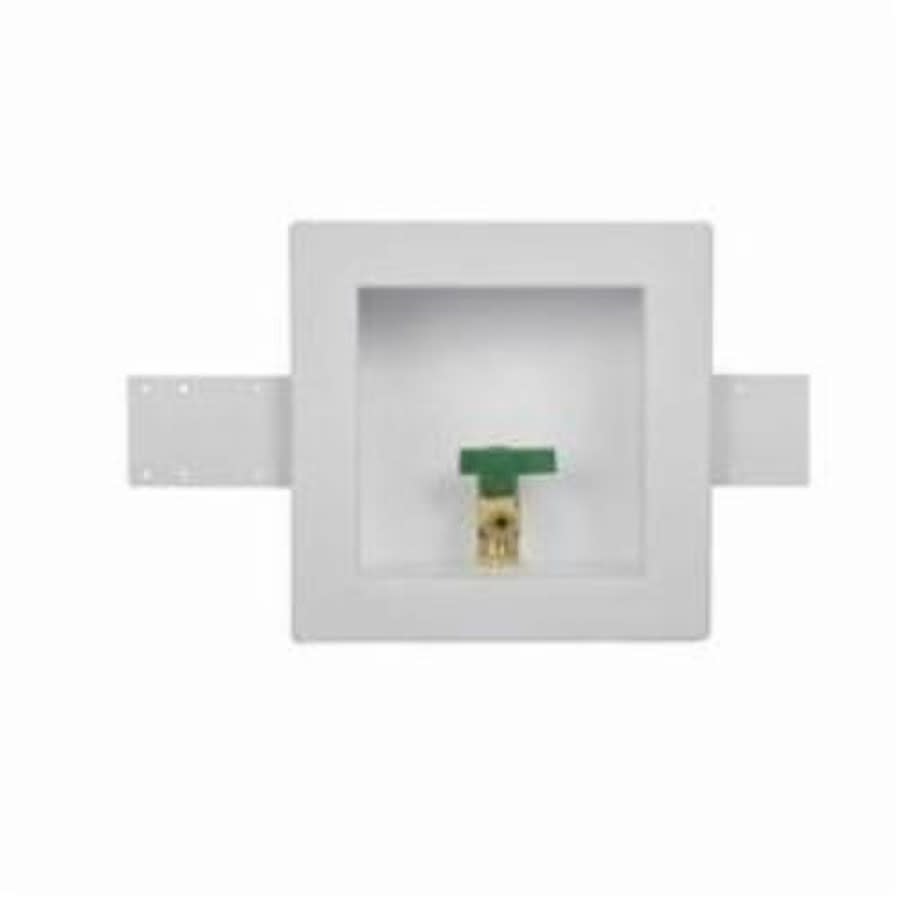 Square, 1/4 Turn, F1807, Low Lead, Ice Maker Outlet Box Standard Pack