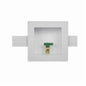 Square, 1/4 Turn, F1960 Low Lead Ice Maker Outlet Box Standard Pack