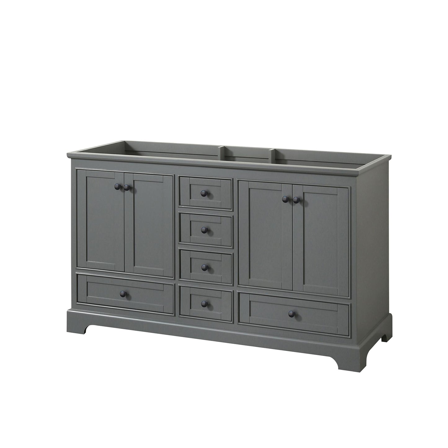 Deborah Double Bathroom Vanity - 59.25W x 34.25H x 21.5D