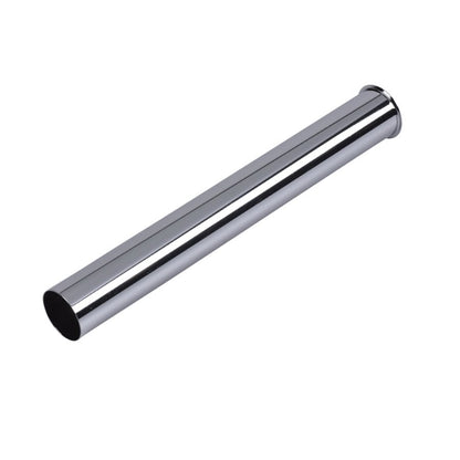 Tubular Tailpiece, 1-1/2 in, Tube x Flange, 20 ga, Chrome