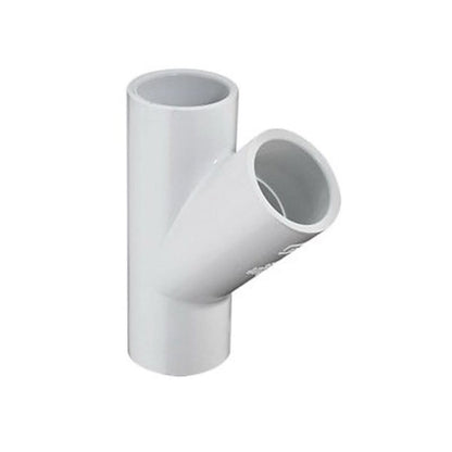 Wye, 3/4 in, Socket, SCH 40/STD, PVC