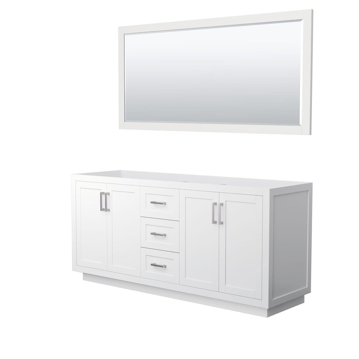 Miranda Double Bathroom Vanity - 71W x 33H x 21.75D