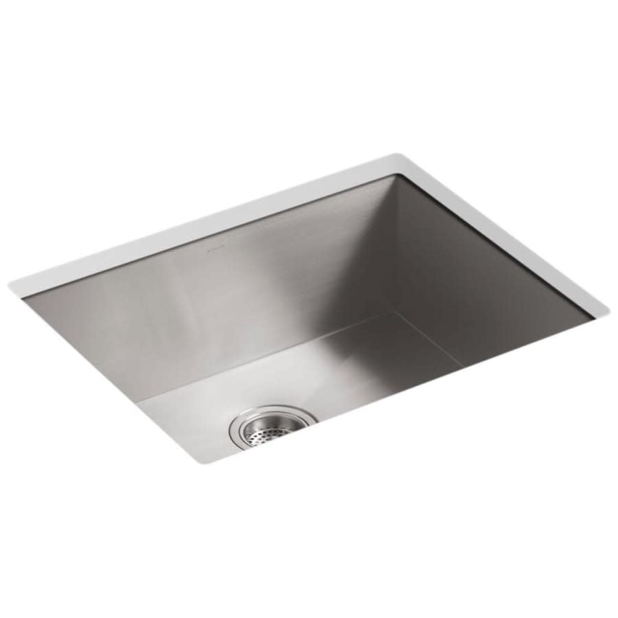 Vault 25" Single Basin Top-Mount/Under-Mount 18-Gauge Stainless Steel Kitchen Sink with SilentShield