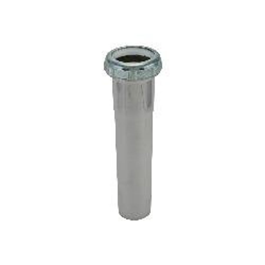 Tubular Extension, 1-1/2 in, Tube x Slip Joint, 20 ga, Chrome