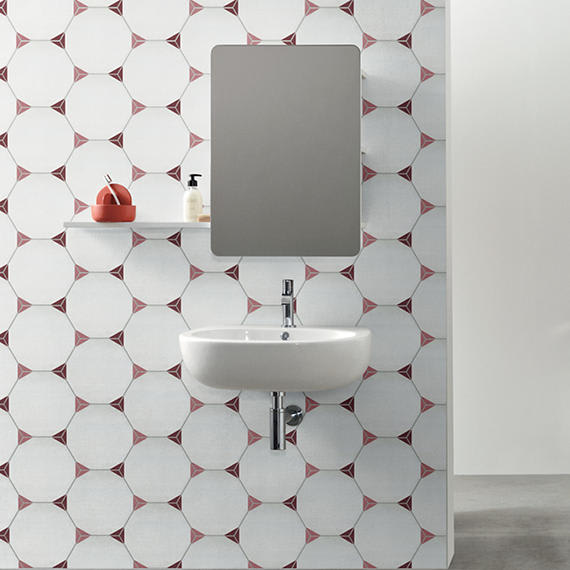 Bee Hive Medley Marsala Hexagon 8 1/2X10 Matte