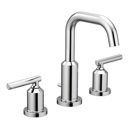 Gibson™ Widespread Lavatory Faucet, ADA, 2 Handle, 3-Hole, 1.2 gpm, Polished Chrome