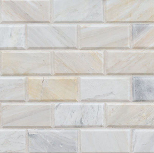 Athena Gold Beveled Tile