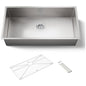 Strive 35" Single Basin Undermount 16-Gauge Stainless Steel Kitchen Sink with SilentShield with Accessories Included