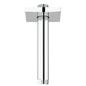 6" Ceiling Shower Arm with Square Flange and 1/2" Threaded Connection