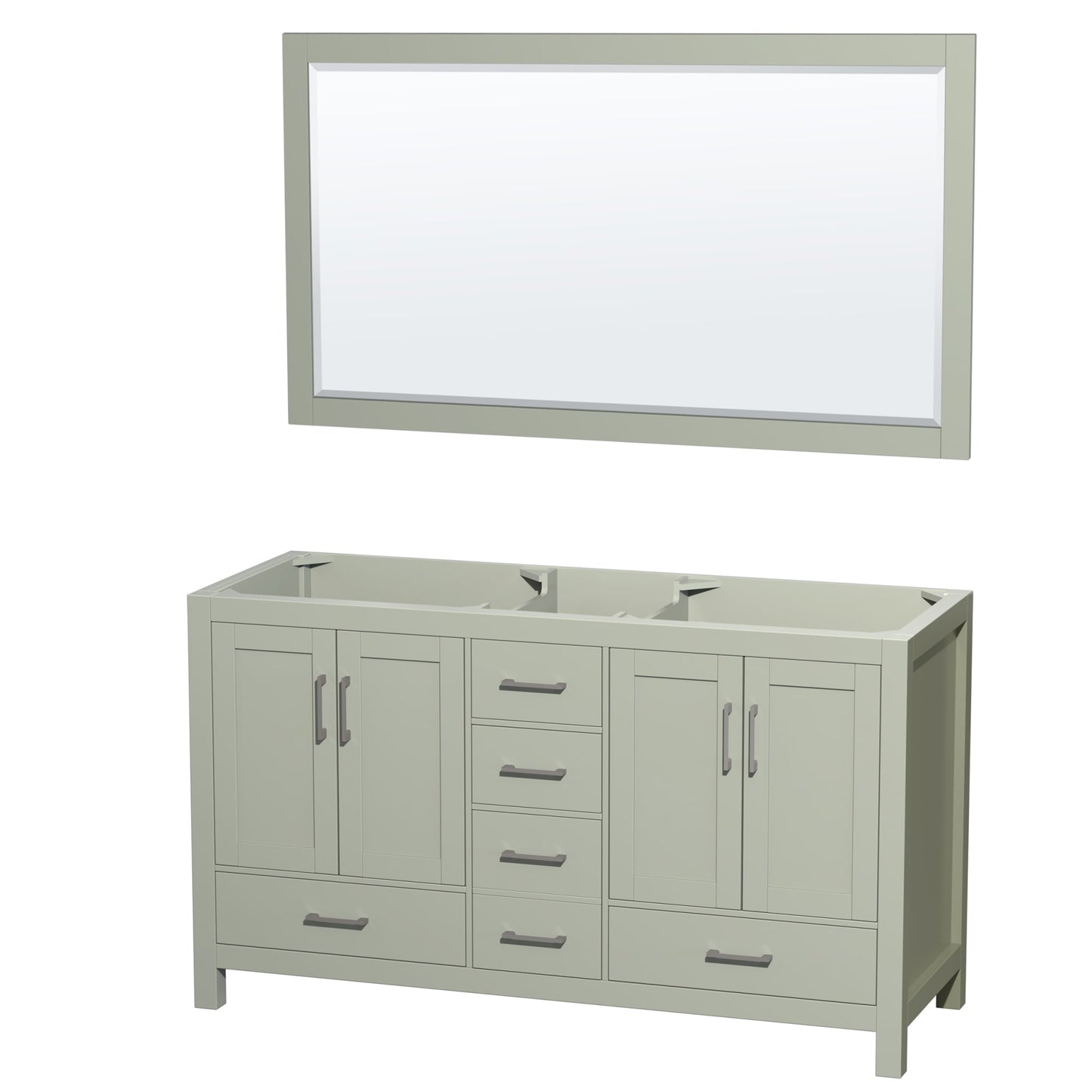 Sheffield Double Bathroom Vanity - 59W x 35H x 21.5D