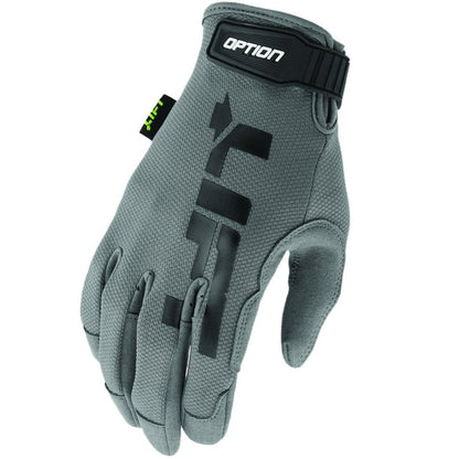 Pro Series OPTION Glove, Grey, Synthetic Leather with Air Mesh S