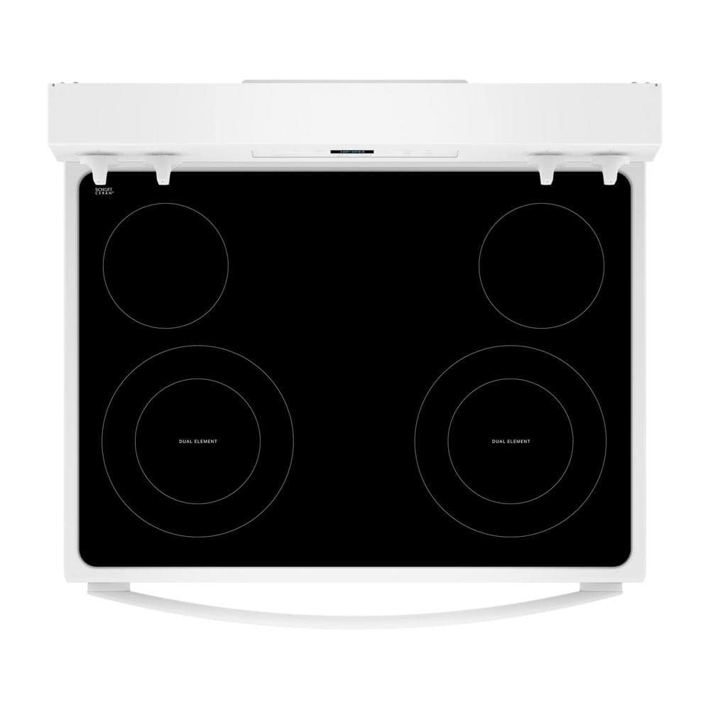 30 in. 4 Element Freestanding Electric Range in White