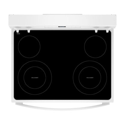 30 in. 4 Element Freestanding Electric Range in White