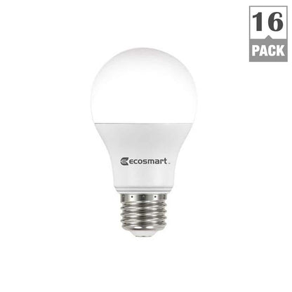 60-Watt Equivalent A19 Non-Dimmable LED Light Bulb Daylight 5000 (8-Pack)